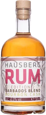 Bouteille de spiritueux : Edition 2 Barbados Blend Bourbon Cask de la marque Hausberg