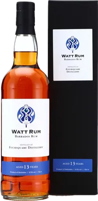 Bouteille de spiritueux : Barbados Rum de la marque Foursquare