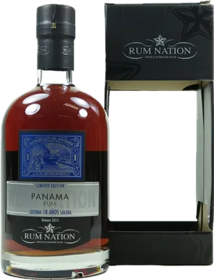 Bouteille de spiritueux : Panama Sistema Solera 18 Años 2016 de la marque Rum Nation