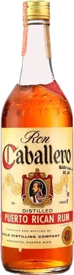 Bouteille de spiritueux : Ron Caballero Puerto Rican Rum 1950s de la marque Guild Distilling Company