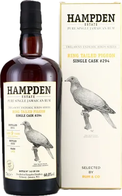 Bouteille de spiritueux : Trelawny Endemic Birds (Ring Tailed Pigeon) de la marque Hampden