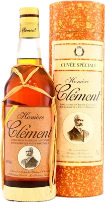 Bouteille de spiritueux : Homère  Cuvée Spéciale de la marque Clément