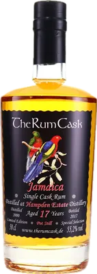 Bouteille de spiritueux : Jamaica de la marque Hampden
