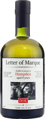 Bouteille de spiritueux : Letter of Marque de la marque DOK