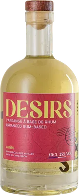Bouteille de spiritueux : DESIRS - Vanille de la marque Rhum Désirs