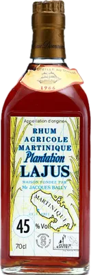 Bouteille de spiritueux : Plantations Lajus du Carbet de la marque J. Bally