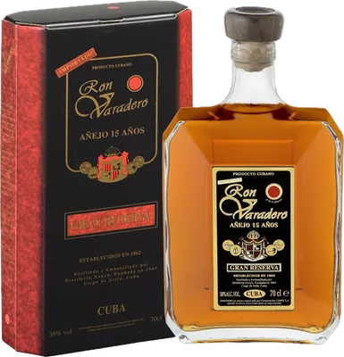 Bouteille de spiritueux : Gran Reserva Añejo 15 Años de la marque Ron Varadero