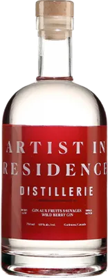 Bouteille de spiritueux : Gin aux Fruits Sauvages de la marque Artist In Residence