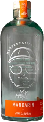 Bouteille de spiritueux : Mandarin Gin Liqueur de la marque Marskdestilleriet
