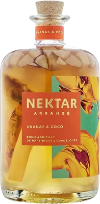 Bouteille de spiritueux : Ananas & Coco de la marque Nektar Arrangé