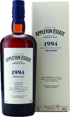 Bouteille de spiritueux : Hearts Collection - 1994 de la marque Appleton Estate