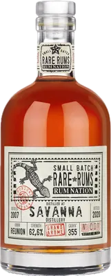 Bouteille de spiritueux : Small Batch Rare Rums de la marque Rum Nation