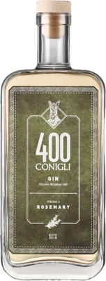 Bouteille de spiritueux : Volume 2 Rosemary de la marque 400 Conigli Gin