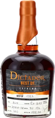 Bouteille de spiritueux : Best Of 1972 Extremo 44% de la marque Dictador
