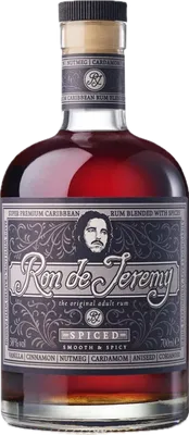 Bouteille de spiritueux : Spiced de la marque Ron de Jeremy
