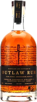 Bouteille de spiritueux : Outlaw Rum de la marque The Outlaw Rum Company