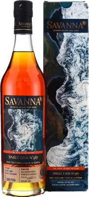 Bouteille de spiritueux : The Wild Island Edition de la marque Savanna