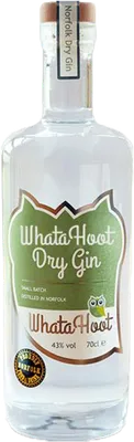 Bouteille de spiritueux : Dry Gin de la marque WhataHoot 