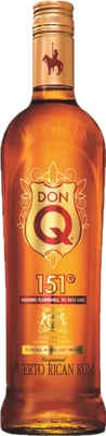Bouteille de spiritueux : 151 de la marque Don Q