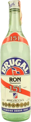 Bouteille de spiritueux : 151 de la marque Brugal
