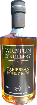 Bouteille de spiritueux : Caribbean Honey Rum de la marque Wicstun Distillery