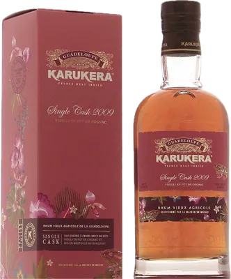 Bouteille de spiritueux : Single Cask de la marque Karukera