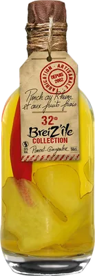Bouteille de spiritueux : Breiz'île Collection - Piment Gingembre de la marque Breiz’île