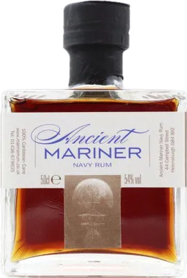 Bouteille de spiritueux : Ancient Mariner Navy Rum de la marque Caroni