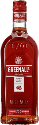 Bouteille de spiritueux : Sloe Gin de la marque Greenall's