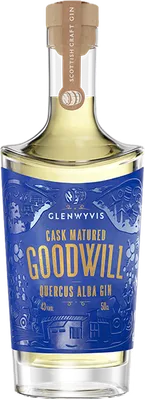 Bouteille de spiritueux : Cask Matured GoodWill Quercus Alba Gin de la marque GlenWyvis