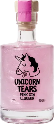 Bouteille de spiritueux : Pink Gin Liqueur de la marque Unicorn Tears