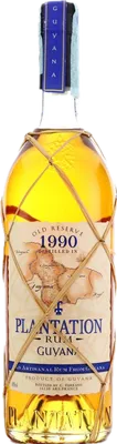 Bouteille de spiritueux : Old Reserve 1990 Guyana de la marque Plantation