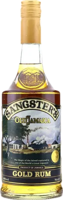 Bouteille de spiritueux : Gold Rum de la marque Sangster's