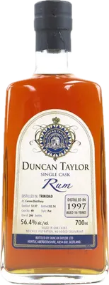 Bouteille de spiritueux : Single Cask Rum de la marque Caroni