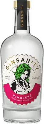 Bouteille de spiritueux : Himbeere de la marque Ginsanity