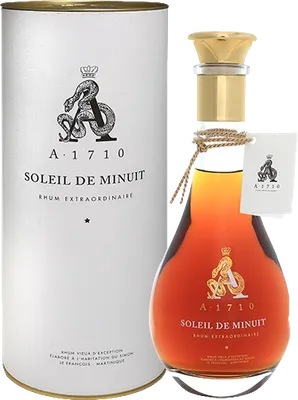Bouteille de spiritueux : Soleil de Minuit Rhum Extraordinaire de la marque A1710