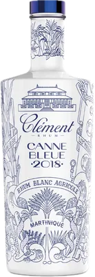 Bouteille de spiritueux : Canne Bleue de la marque Clément