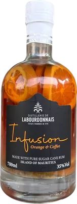 Bouteille de spiritueux : Infusion Orange Coffee de la marque Labourdonnais