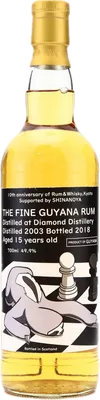 Bouteille de spiritueux : The Fine Guyana Rum de la marque Diamond