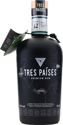 Bouteille de spiritueux : Tres Paìses Premium Rum de la marque Berentzen