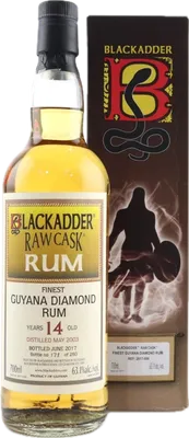 Bouteille de spiritueux : Raw Cask Rum de la marque Diamond