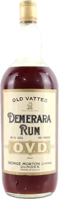 Bouteille de spiritueux : Old Vatted Demerara de la marque Demerara Distillers Ltd