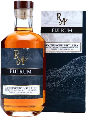 Bouteille de spiritueux : Fiji Rum de la marque Rum Artesanal