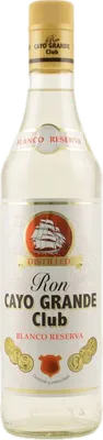 Bouteille de spiritueux : Ron Blanco de la marque Cayo Grande Club