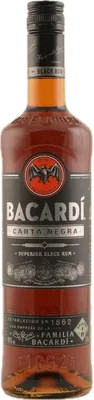 Bouteille de spiritueux : Carta Negra de la marque Bacardi