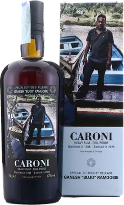 Bouteille de spiritueux : 3rd Employees Ganesh „Buju“ Ramgobie de la marque Caroni