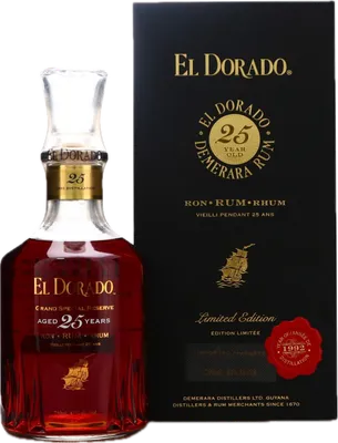 Bouteille de spiritueux : Grand Special Reserve de la marque Demerara Distillers Ltd