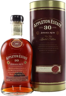 Bouteille de spiritueux : 30 Years de la marque Appleton Estate