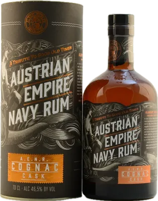 Bouteille de spiritueux : Cognac Cask de la marque Austrian Empire Navy Rum