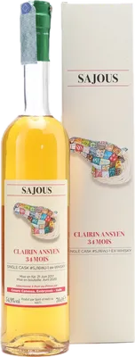 Bouteille de spiritueux : Clairin Ansyen Sajous 34 Mois de la marque Vélier